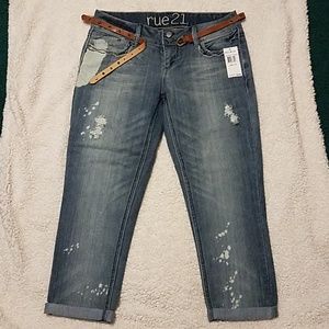 Nwt rue 21 Jean capris